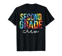 Tie Dye Retro Rainbow Retro Rack to School de deuxième année T-Shirt