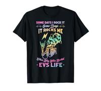 Tie Dye Some Days I Rock It D'autres jours It Rocks Me EVS Life T-Shirt