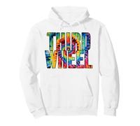 Tie-Dye Troisième Roue Sweat à Capuche