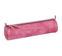 TIE&DYE Trousse ronde Ø5,5x22 cm, rose violine - Rose violine