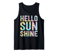Tie Dye Vintage Hello Summer Tie Die Sunny Camp Life Débardeur