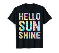 Tie Dye Vintage Hello Summer Tie Die Sunny Camp Life T-Shirt