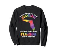 Tie Dye You Can't Take Florida Out of The Girl Vacation Sweatshirt