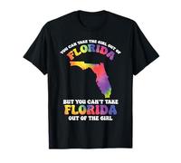 Tie Dye You Can't Take Florida Out of The Girl Vacation T-Shirt
