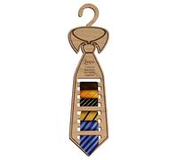 Tie Hanger Rack - Wooden Belt Organizer, Necktie Storage Display, Rotating Garment Accessory Arrangement Holder | Elegant Space Saving Closet Management Solution for Men Gentlemen Fathers Husbands