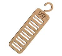 Tie Hanger Wooden, Belt Organizer Rack, Necktie Storage Holder Display Hook Set, Closet Wardrobe Accessory for Gentlemen Fathers Husbands Boyfriends Home Bedroom Office Boutique 9.84x5.91x0.2 inches