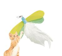 Tie Spring Toys Prime-Prime, Sett Cat Cat Interactif Set | Toys De Printemps pour Chats à L'intérieur, Exercice De Chasse Passionnant, éTat De Jeu Interactif, Teaser en Plumes pour Chats
