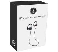 Tie Studio Bluetooth 4.1 Sport Écouteurs intra-auriculaires Bluetooth noir micro-casque, volume réglable, résistant à la sueur pour le sport