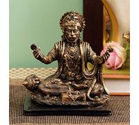 TIED RIBBONS Statue Hanuman | Résine 15 cm | Statues de dieux hindous Hanuman | Figurine Hanuman pour décoration d'intérieur, Puja, Mandir, Temple, Statue indienne | Cadeaux de retour pour Pooja