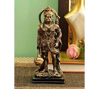 TIED RIBBONS Statue Hanuman | Résine 21,8 cm | Statues de dieux hindous Hanuman | Figurine Hanuman pour décoration d'intérieur, Puja, Mandir, Temple, Statue indienne | Cadeaux de retour pour Pooja