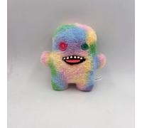 (TieDye Astronaut)Porte-clés peluche de collection Fuggler avec fourrure courte douce pour enfants cadeau et décoration