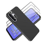 Tieeyivv Coque pour Samsung Galaxy A36 5G Cover + Verre Trempé Protection écran Film+ Caméra Arrière Protecteur,Soft TPU Housse Etui Antichoc Housse avec Protège