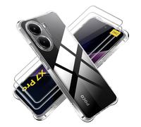 Tieeyivv Coque pour Xiaomi Poco X7 Pro Case + Verre Trempé Protection écran Film Transparent Soft TPU Cover Housse Etui Antichoc Housse avec Protège-écran