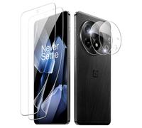 Tieeyivv Protection écran Compatible avec OnePlus 13 Verre Trempé Film + Caméra Arrière Verre Trempé Protecteur Sans Bulles d'air Ultra Résistant HD Transparent Dureté 9H Glass