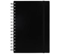 TIEFOSSI Carnet A5 à spirales à couverture rigide, journal épais et esthétique pour les femmes qui écrivent, 100 g/m², 300 pages, lignées, pour le travail, l'école