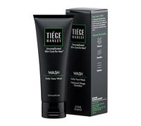 Tiege Hanley Nettoyant quotidien pour visage pour homme (lavage) | Approvisionnement 30 jours 2 x par jour | Élimine en douceur la saleté, la crasse et l'excès d'huile | Sentez-vous nettoyé et