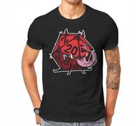 TIEGUAN DND D20 Dice Mimic Pup Red Tshirt Black XL