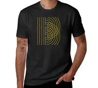 TIEGUAN Double Slit Light Wave Particle Science Experiment T-Shirt Black M