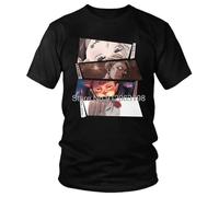 TIEGUAN Jujutsu Male Kaisen T-Shirt Anime Manga Satoru Gojo Yuji Itadori Megumi Black L