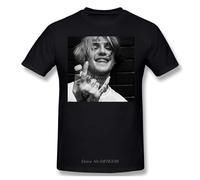 TIEGUAN Rap-Singer-Print-New-Summer-Cotton-Funny-T-Shirts-Short-Sleeves-T-Shirt-Lil-Peep-Men Black BlackL