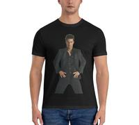 TIEGUAN Tom-Cruise-T-Shirt-Tops-t-Shirts-for-Men-Graphic Blacks