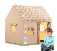 Tienda de campaña para niños en el interior, tienda de juegos tipo castillo, tiendas de campaña para niños de gran espacio para el interior, casa de juegos grande para niños, casa de juegos interior p