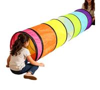 Tienda De Juegos Tipo Para Niños - Para Gatear Arcoíris Desplegable | De Juego Para Interiores Con De Almacenamiento Con Cremallera | Regalo De Cumpleaños Perfecto Para Niños Y