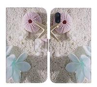 TienJueShi Etoile de mer Support à Rabat Coque Étui Couverture Protecteur Housse pour Konrow Sky 55 5.5 inch Case Portefeuille Cover Cas Cuir