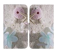 TienJueShi Etoile de mer Support à Rabat Coque Étui Couverture Protecteur Housse pour Logicom Le Prime 5.45 inch Case Portefeuille Cover Cas Cuir