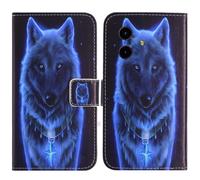 TienJueShi Loup Support à Rabat Coque Étui Couverture Protecteur Housse Case Portefeuille Cover Cas Cuir Gigaset GX30 6.58 inch