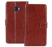 TienJueShi Marron Flip Retro Support à Rabat Cuir Housse Coque pour Blackview BV5900 5.7 inch Étui Cas TPU Silicone Couverture Protecteur Case Portefeuille Cover