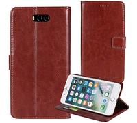 TienJueShi Marron Flip Retro Support à Rabat Cuir Housse Coque pour Blackview BV9100 6.3 inch Étui Cas TPU Silicone Couverture Protecteur Case Portefeuille Cover