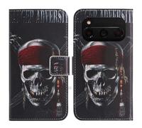 TienJueShi Skull Support à Rabat Coque Étui Couverture Protecteur Housse Case Portefeuille Cover Cas Cuir Volla Phone Quintus 6.78 inch