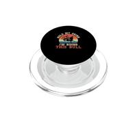 Tiens Mon Verre Je chevauche ce Taureau Un rodéo Cowboy Bull Rider PopSockets PopGrip pour MagSafe