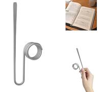 Tient Page Livre Porte-Livre en Métal pour Lecture Sans Main, Porte Livre Pouce Élément de décoration Stylé pour Amoureux des Livres