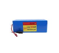 TIEOAXFT Batterie au Lithium 18650 36V10S4P 42V100Ah for véhicule électrique, Batterie au Lithium d'appoint(10S4P30000XT60+Car)