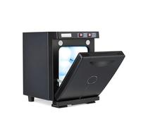 TIEOAXFT Chauffe-Serviettes 5L, Armoire à Serviettes Chaudes en ABS for Massage, Salon, Spa et Usage Domestique Noir