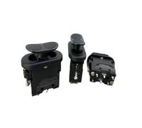 TIEOAXFT Commande par joystick à interrupteur bascule trois positions avec protection IP67, alimentation 30 V CC(Seesaw; Rosso)