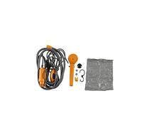 TIEOAXFT Douche de Voiture Jaune Portable 12 V avec Accessoires for Conduite Autonome et Utilisation en extérieur