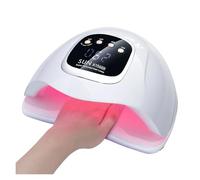 TIEOAXFT Lampe de séchage à Ongles Haute Puissance Sun X15 Max for Ongles en Gel 280 W 66 LED Machine de séchage de Vernis à Gel avec Lampe à Ongles LED UV à capteur Automatique
