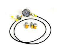 TIEOAXFT Manomètre de Pression d'huile hydraulique Détecteur de Test de Haute Pression Table de Test d'excavatrice Boîte de Mesure Ensemble de Pompe Compteur combiné(SPRD [60bar] kg Table 1 Piece)