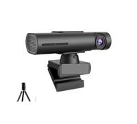 TIEOAXFT Mini caméra PTZ 4K, Webcam 2K QHD, Suivi par IA et Zoom Automatique, avec Microphone, for conférences Professionnelles(2K)