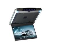 TIEOAXFT Moniteur de Toit de Voiture 11,6 Pouces, écran Rabattable 1080p HD, Lecteur MP5, écran IPS avec lumière ambiante Bleue(Grey)