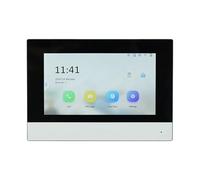 TIEOAXFT Moniteur d'intérieur multilingue DS-KH6320-WTE1, Version Internationale, POE 802.3af, Application Hik-Connect, WiFi, interphone vidéo