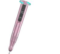 TIEOAXFT Ponceuse à Ongles Professionnelle sans Fil Rechargeable 35000 TR/Min, Lime à Ongles électrique Portable, Coupe-Ongles for manucure et Nail Art(35000RPM Pink)