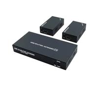 TIEOAXFT Répartiteur UTP 1x4 RJ45 60 m, Extension 1080p Cat5e Cat6, HD, émetteur-récepteur for PS4(One TX and Seven RX)