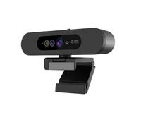 TIEOAXFT Webcam 2K 1080P Windows Hello, Reconnaissance de Connexion, caméra PC for visioconférence/Cours en Ligne/Diffusion Direct(1080P)