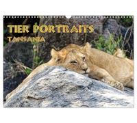 Tier Portraits Tansania (Wandkalender 2026 DIN A3 quer), CALVENDO Monatskalender: Die Schönheit und Einzigartigkeit der Tierwelt Tansanias eingefangen in ausdrucksstarken Bildern