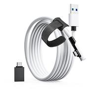 Tiergrade Link Cable 3M Compatible avec Meta Quest3/2/Pro, PICO4/Pro, transfert de données PC haute vitesse avec 5Gbps, USB3.2 gen1 vers USB C Accessoires de câble pour casque VR et PC de jeu
