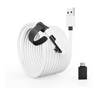 Tiergrade Link Cable 6M Compatible avec Meta Quest3/2/Pro, PICO4/Pro, transfert de données PC haute vitesse avec 5Gbps, USB3.2 gen1 vers USB C Accessoires de câble pour casque VR et PC de jeu